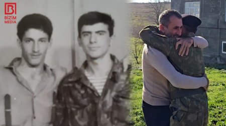 Döyüş yoldaşlarının 32 ildən sonra GÖRÜŞ ANLARI &ndash; VİDEO