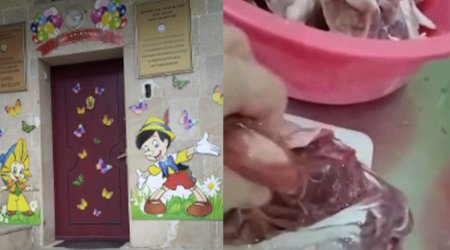 Bu bağçada uşaqlara keyfiyyətsiz ət verilir? &ndash; VİDEO