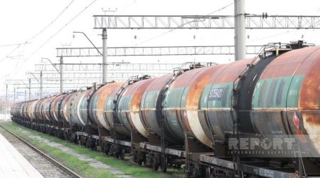 Ermənistana yanacaq daşıyan yük qatarı Böyük Kəsik stansiyasından YOLA SALINDI