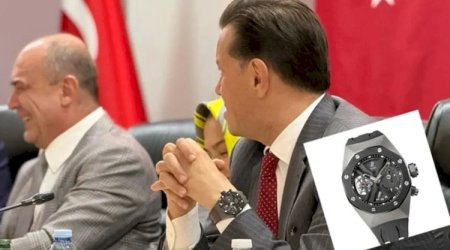 Deputat iclasa 214 min dollarlıq saatla gəldi - FOTO