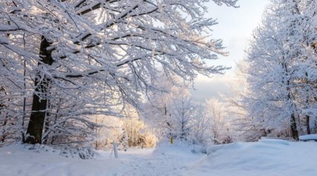 Azərbaycana qış gəldi