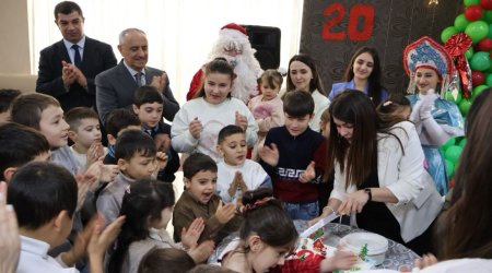 Qusarda şəhid ailələri və qazilərin övladlarına Yeni il SÜRPRİZİ – FOTO