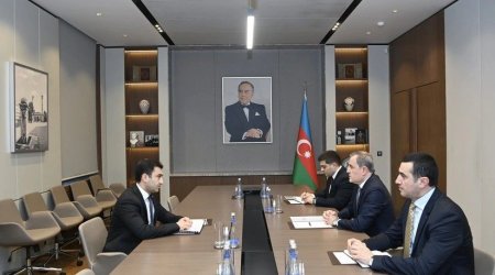 Ceyhun Bayramov Beynəlxalq Mülki Müdafiə Təşkilatının baş katibini qəbul edib - FOTO