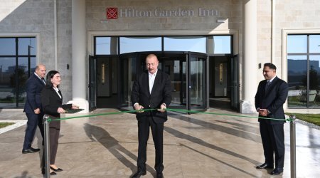 Ağdamda &ldquo;Hilton Garden Inn Agdam&rdquo; hoteli istifadəyə verildi &ndash; FOTO