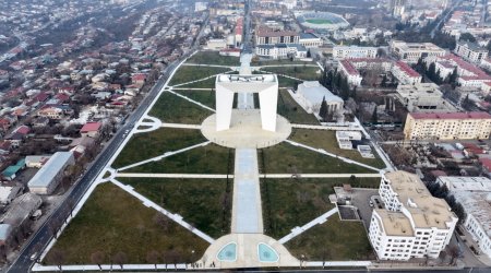 Xankəndidə bu gün açılışı olan Zəfər parkından FOTOLAR