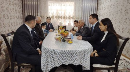 Qusarda şəhid və qazi ailələri ziyarət edildi - FOTO