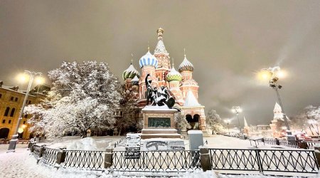 Moskva və Moskvaətrafı ərazilərdə güclü qar xəbərdalığı edilib - VİDEO