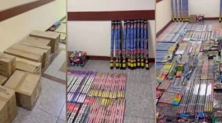 Abşeronda pirotexniki vasitələr satan iki nəfər saxlanıldı &ndash; FOTO
