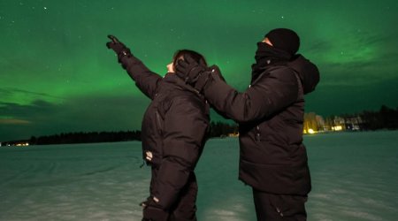 Arda sevgilisi ilə belə dincəlir - FOTO