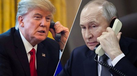SON DƏQİQƏ: Tramp Putinlə telefonla danışdı - FOTO