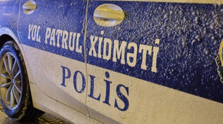 Qusarda polis əməkdaşları qış rejimində fasiləsiz xidmət aparırlar - VİDEO