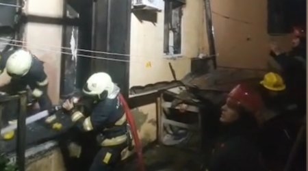 Masazırdakı yanğın SÖNDÜRÜLDÜ - YENİLƏNİB/VİDEO