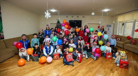 Leyla Əliyevanın təşəbbüsü ilə bir sıra uşaq müəssisələrində Yeni il tədbiri KEÇİRİLDİ – FOTO