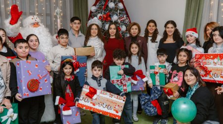 Leyla və Arzu Əliyevalar &ldquo;Tut Əlimdən&rdquo; Uşaqlar üçün Sosial Reabilitasiya Mərkəzində - FOTO