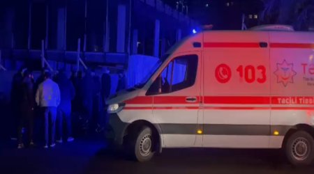 Təcili yardım maşınının iştirakı ilə AĞIR QƏZA &ndash; Ölən var &ndash; VİDEO