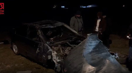 Zaqatalada AĞIR QƏZA &ndash; BMW yol kənarındakı ağaca çırpıldı &ndash; VİDEO