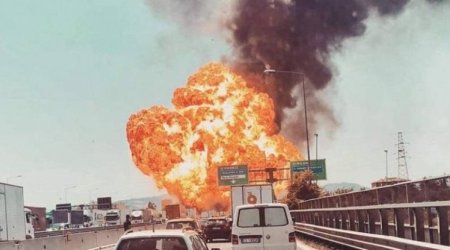 Ermənistanda qazdoldurma məntəqəsi PARTLADI