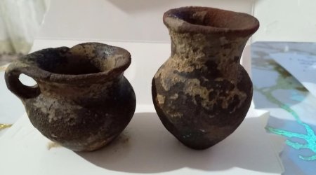 Cəlilabadda qədim saxsı qablar tapıldı