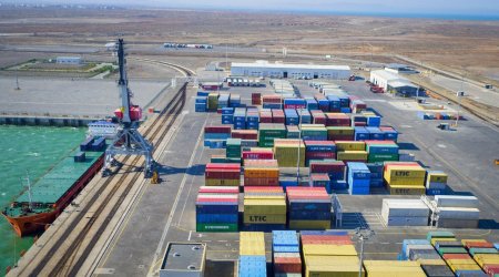 Bakı Beynəlxalq Dəniz Limanından TARİXİ REKORD &ndash; FOTO