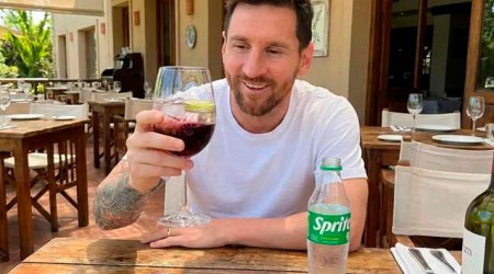 Messidən səmimi etiraf: &ldquo;Şərabla Sprite" içib sərxoş oluram" - FOTO