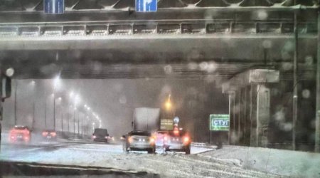 Moskvaya güclü qar yağıb &ndash; VİDEO