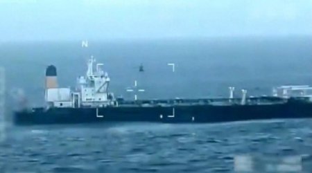 ABŞ Rusiya neftini daşıyan daha bir tankeri ƏLƏ KEÇİRDİ - VİDEO