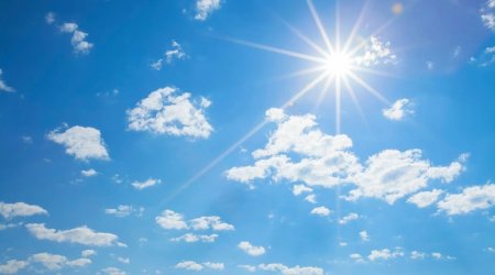 GÜNÜN HAVASI: 19 dərəcə isti...