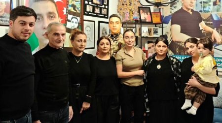 Leyla Əliyeva şəhid Tərlan Məmmədovun ailəsini ziyarət etdi – FOTO