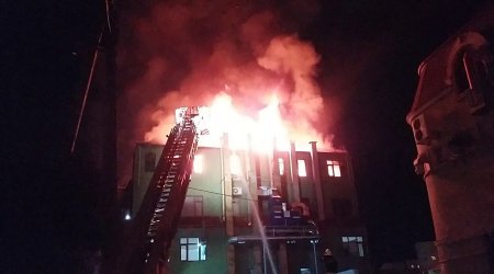 Toy zamanı daha bir şadlıq sarayında yanğın oldu - VİDEO