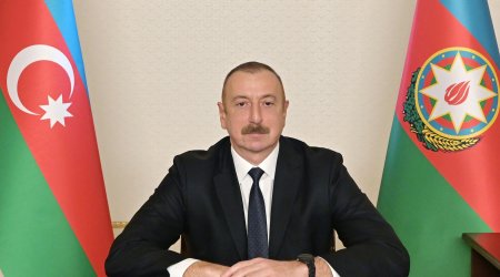 İlham Əliyev Ağdərənin Çapar kəndində - FOTO