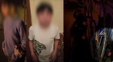 Bakıda azyaşlıları oğurluğa məcbur edən qohumlar həbs edildi &ndash; VİDEO