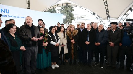 Prezident: &ldquo;Düşmən erməni təşkilatlarından 100 milyonlarla pul yığırdı, amma bir dollarını da bu ərazilərə qoymayıb&rdquo;