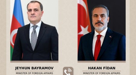 Ceyhun Bayramov Hakan Fidanla regionda təhlükəsizlik vəziyyətini MÜZAKİRƏ ETDİ