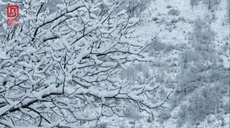 Qərb bölgəsinin bu ərazilərinə güclü qar yağır &ndash; FOTO