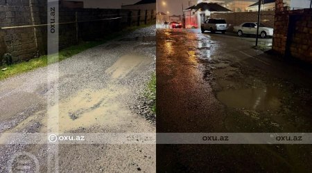 Sumqayıtda "Yaşıl dərə" sakinlərinin yol probleminə RƏSMİ REAKSİYA - FOTO