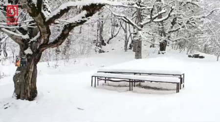 Şahdağda gözəl qış mənzərəsi – FOTO