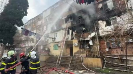 Binəqədidəki yanğında 30 sakin təxliyə edildi