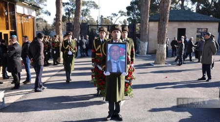 Milli Qəhrəman Şahin Tağıyev son mənzilə yola salındı &ndash; VİDEO