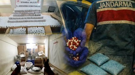 İstanbulda 2 milyondan çox narkotik həb ƏLƏ KEÇİRİLDİ