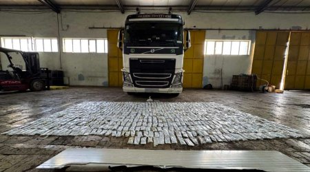 Naxçıvanda ƏMƏLİYYAT: İrandan Polşaya gedən yük maşınında yoxlama aparıldı - FOTO