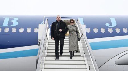 Prezident və birinci xanım İsveçrədə səfərdədir &ndash; FOTO