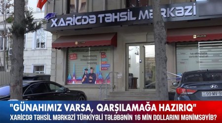 Xaricdə təhsil mərkəzi tələbənin başına oyun açıb? - VİDEO