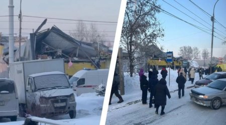 Rusiyada ticarət mərkəzi çökdü &ndash; ANBAAN VİDEO