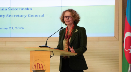 Radmila Şekerinska Azərbaycana gəldi