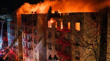 Hündürmərtəbəli binada partlayış oldu - Sakinlər təxliyə edildi