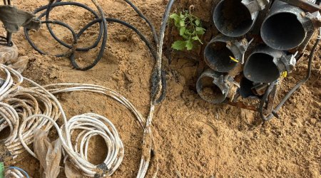 İsrail ordusu Qəzza zolağında 4 kilometrlik yeraltı tuneli məhv etdi - FOTO