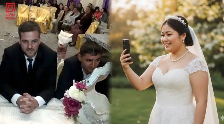 Yevlaxda qeyri-adi TOY &ndash; Gəlin məclisə niyə ONLAYN qoşuldu? &ndash; VİDEO