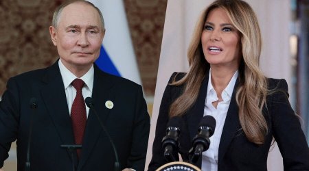 Putin Melaniya Trampa məktub YAZDI