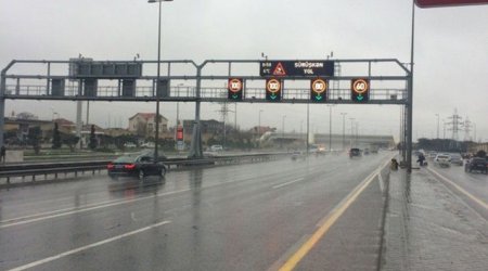 Aeroport yolunda sürət həddi ENDİRİLDİ