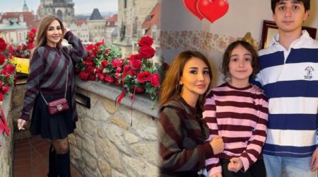 Oğlunun 18 yaşını Praqada qeyd etdi - FOTO